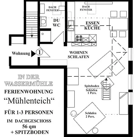 דירה Muehlenteich In Der Oldenstaedter Wassermuehle *